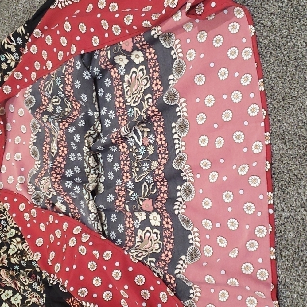Requirements floral skirt boho midi women sz 12 boho - Picture 8 of 9